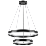 736427 Люстра ROTONDA 165W LED 5040LM 120G ЧЕРНЫЙ 3000-6000K