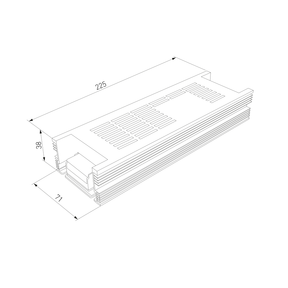 Блок питания для светодиодной ленты 12V 250W Трансформатор 12V 250W