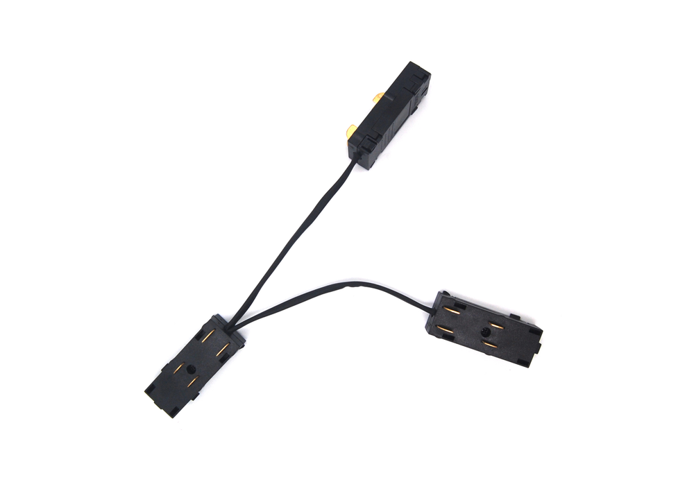 505293 Соединитель питания TETA PRO T-образный гибкий ЧЕРНЫЙ для PRO