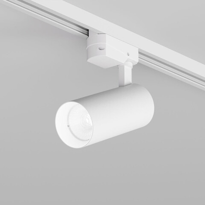 DK6452-WH Трековый светильник SOLID KOPER, 135мм, d60, 220V, LED 4000K, 15W, IP20, белый, алюминий