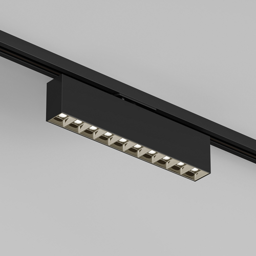 Купить DK6434-BK Поворотный однофазный трековый светильник EDDER со светодиодом L273mm 220V 20W 30° 3000K IP20 черный алюминий