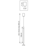 748443 Люстра TUBO LED 24W 2150LM 80G ЗОЛОТО 4000K