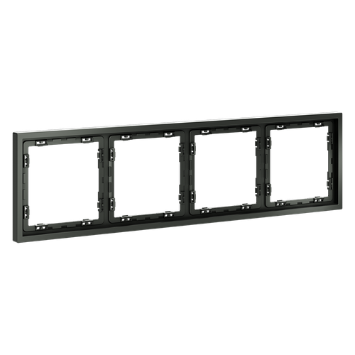 Купить Рамка пластиковая VOLTUM S70 на 4 поста, (титан)