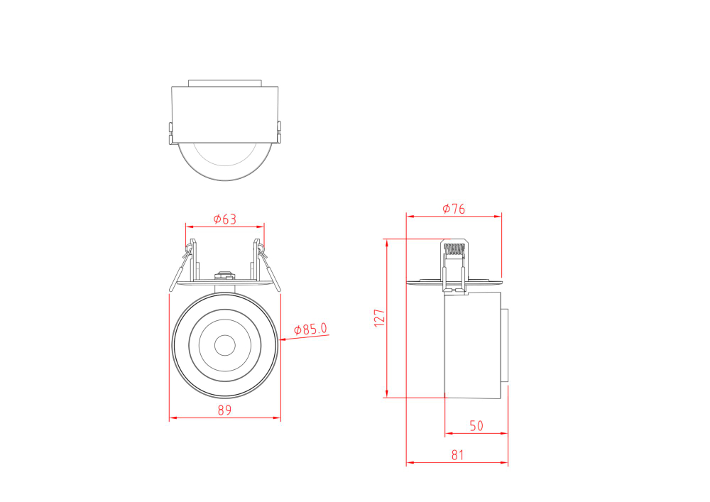 Потолочный светильник Technical C063CL-L12B4K