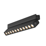 DK5308-BK Светильник для трека Air, серия Grill 3000 со светодиодом, L230*W26*H60мм, 48V DC, 12W, RA?90, 36°, 3000K, IP20, черный, алюминий