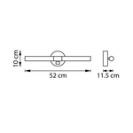 201051-3000 Бра NOCE LED 7W 470LM ЛАТУНЬ 3000K