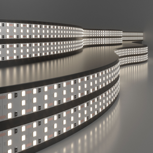Купить Лента светодиодная 360 LED 26 Вт IP20 трехрядная 4200К дневной белый, 5м 2835 24V 360Led 26W IP20