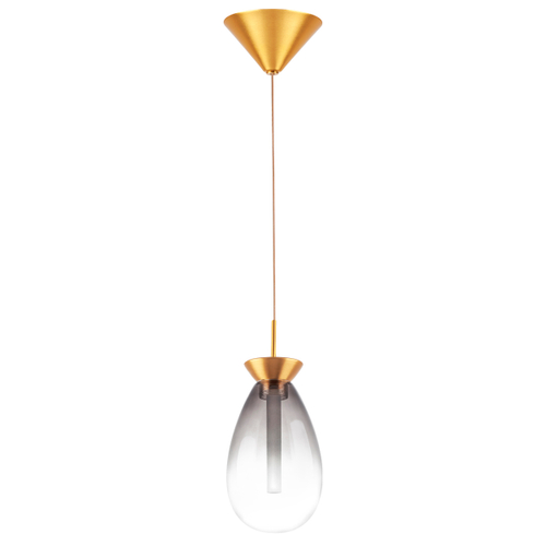 Купить 805118 Люстра COLORE LED 1х4W 220LM ЗОЛОТО/ДЫМЧАТЫЙ 3000K