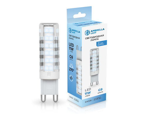 Купить 101106 LED G9 11W 6400K 220-240V