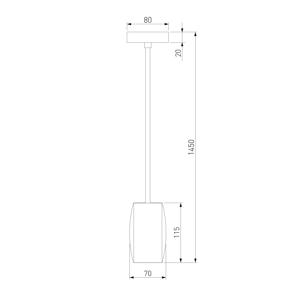 Подвесной светильник 50246/1 LED/ белый