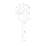 Mini Magnetic Блок питания 48W черный 95060/00