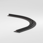 Mini Magnetic Шинопровод под ГКЛ 12,5мм черный Ø900 85220/00