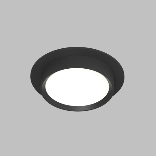 Купить DK2090-BK Встраиваемый светильник FLAT, IP 20, до 15 Вт, GX53, LED, черный, алюминий