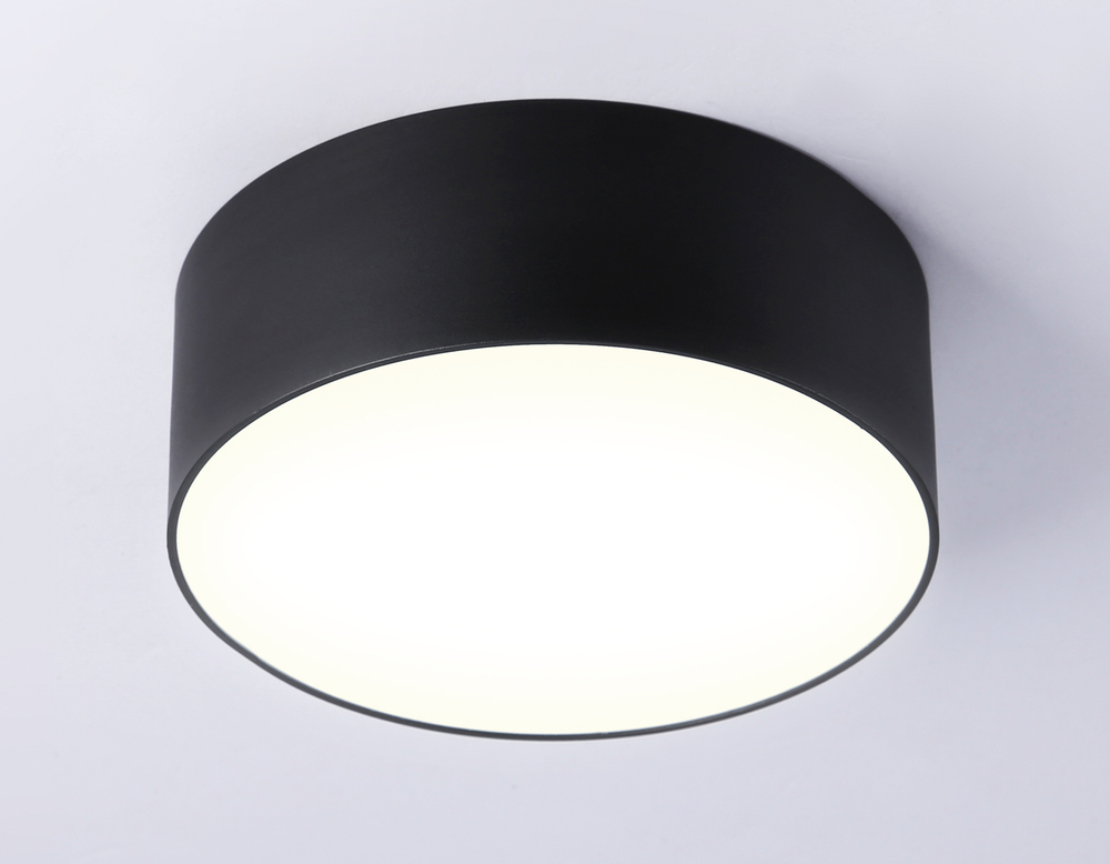 FV5513 BK черный LED 15W 3000K D120*58 (Без ПДУ)