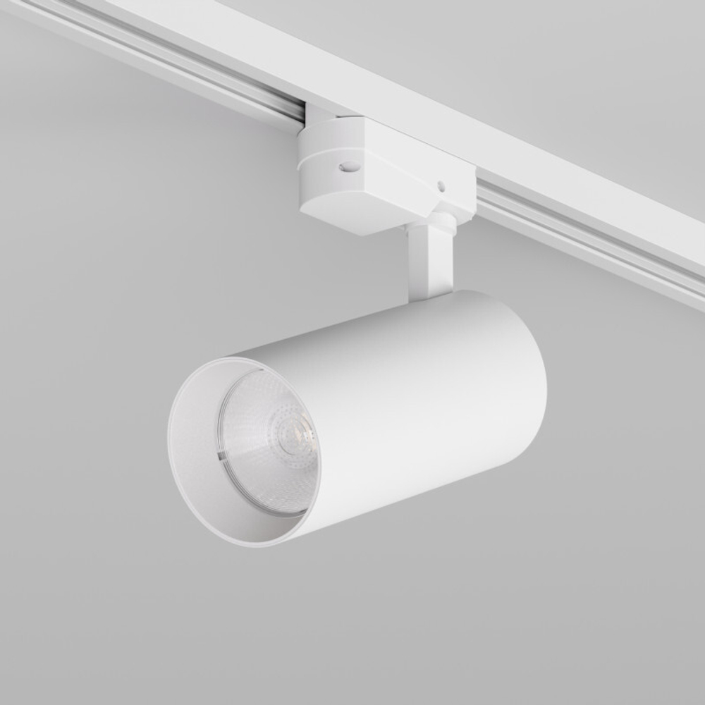 DK6453-WH Трековый светильник SOLID KOPER, 145мм, d70, 220V, LED 3000K, 24W, IP20, белый, алюминий