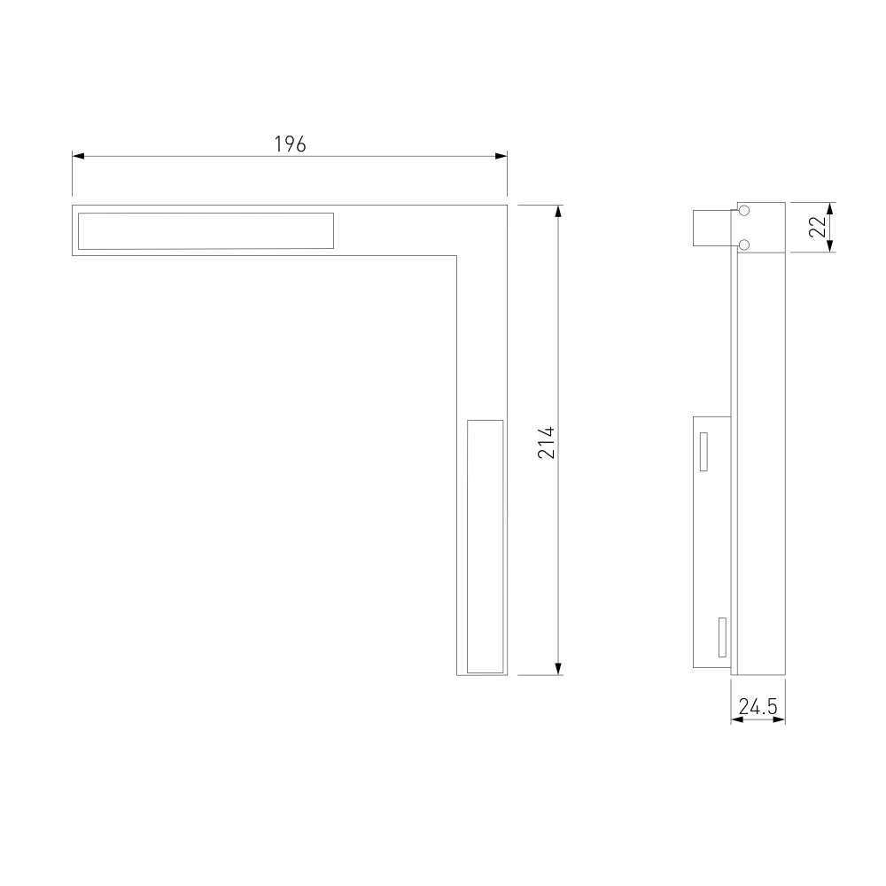Slim Magnetic L03 Трековый светильник 24W 4200K Link черный 85031/01 85031/01