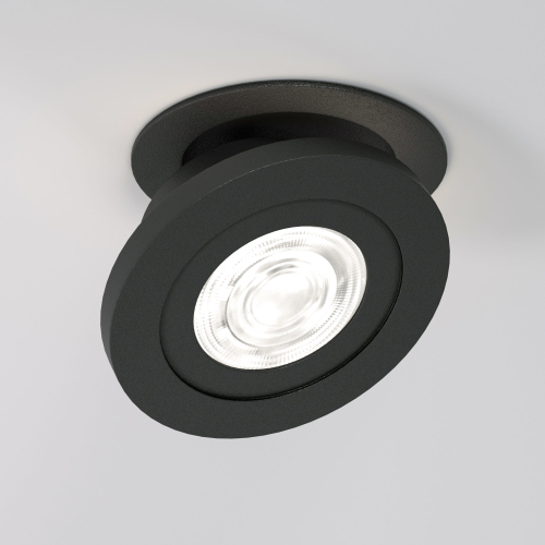 Купить Встраиваемый поворотный светодиодный светильник 6W 4000K чёрный 25084/LED