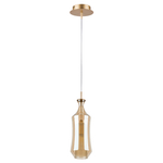 808033 Подвес FORMA 1х10W (led) E14 ШАМПАНЬ/КОНЬЯК