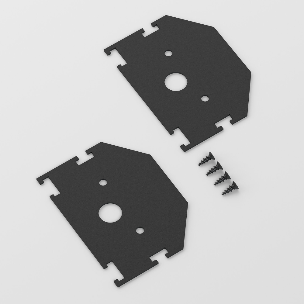 Slim Magnetic Заглушки для шинопровода в натяжной потолок 85204/00 черный 2 шт. 85206/00