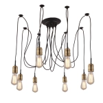 Подвесная люстра Arte Lamp MAZZETTO A4290SP-7BK