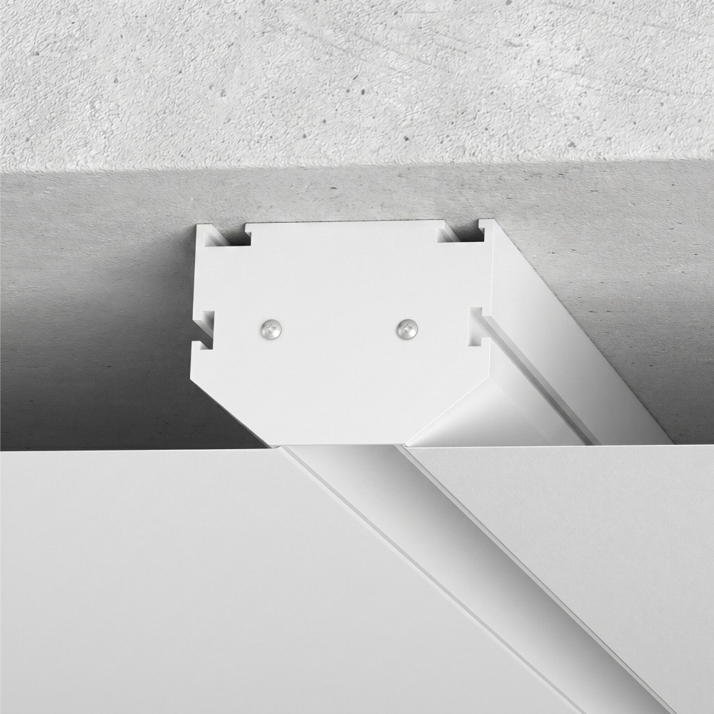 Slim Magnetic Комплект заглушек для шинопровода в натяжной потолок: торцевая и внутренняя белый 85233/00