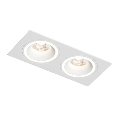 Купить DK2062-WH Встраиваемый светильник, IP 20, до 15 Вт, GU10, LED, белый, алюминий