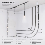 Шинопровод накладной 2 м Mini Magnetic 85171/00