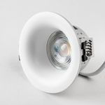 012126 Рамка (светильник) PVC д/LED-модулей 941хх и LED-ламп D50мм LEVIGO ROUND БЕЛЫЙ