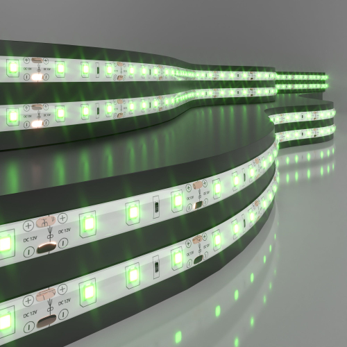 Купить Светодиодная лента 12 В 4,8 Вт/м 60 Led/м 2835 IP65, зеленый, 5 м Лента светодиодная 12V 4,8W 60Led 2835 IP65 зеленый, 5м