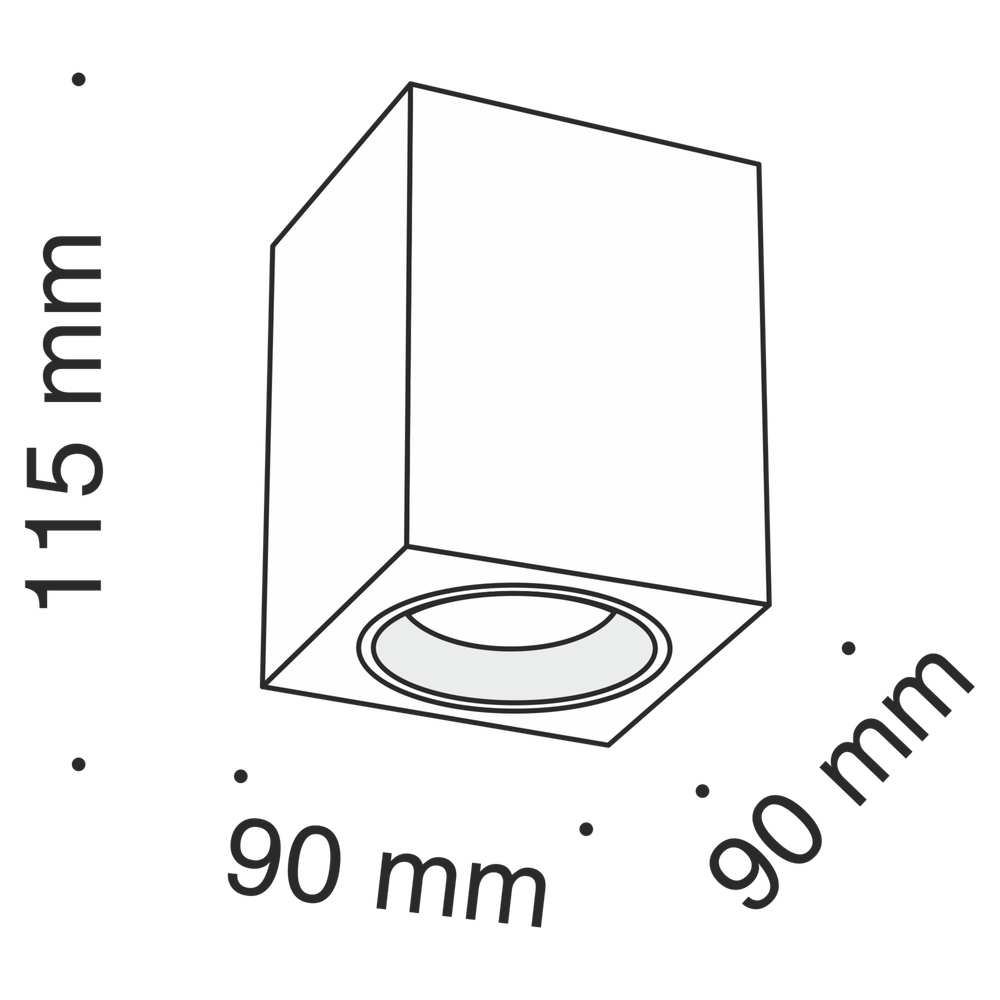 Потолочный светильник Technical C013CL-01B