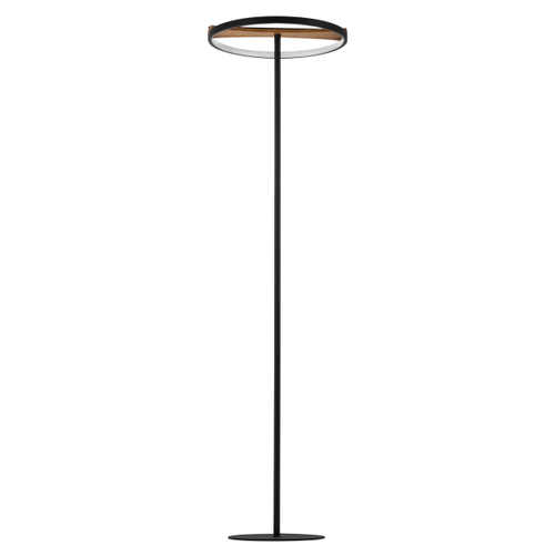 Купить 723727 Торшер LODI LED 9W 720LM ЧЕРНЫЙ/ДЕРЕВО 3000K
