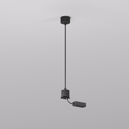 Купить TR2124-BK Подвод питания для подвесного монтажа трека SMART BASE, АС 220-240V, IP20, 5м, черный, алюминий