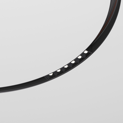 Купить Slim Magnetic Трековый светильник для радиусного шинопровода 6W 4200K Intenso чёрный Ø 800мм 85183/01