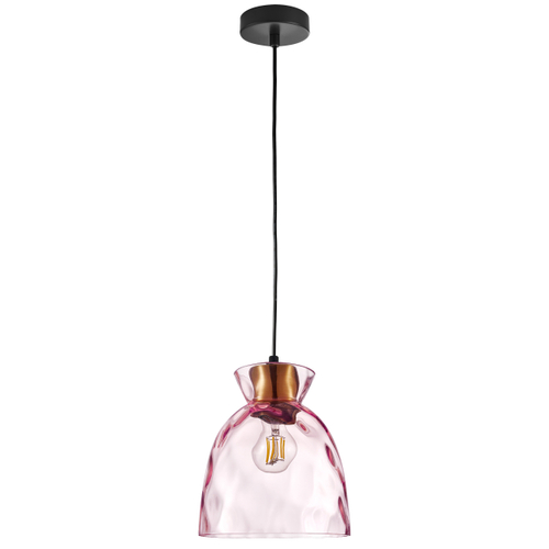 Купить 806112 Подвес NUBELLA 1х12W (led) E27 ЧЕРНЫЙ/БРОНЗА/РОЗОВЫЙ