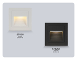 ST8212 BK черный IP65 LED 3000K 3W 84*84*46