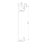 Светильник светодиодный напольный уличный Bevel 90317/1 черный