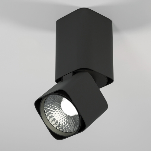 Купить Светильник потолочный поворотный светодиодный Cubus 10W 4000K чёрный 25043/LED