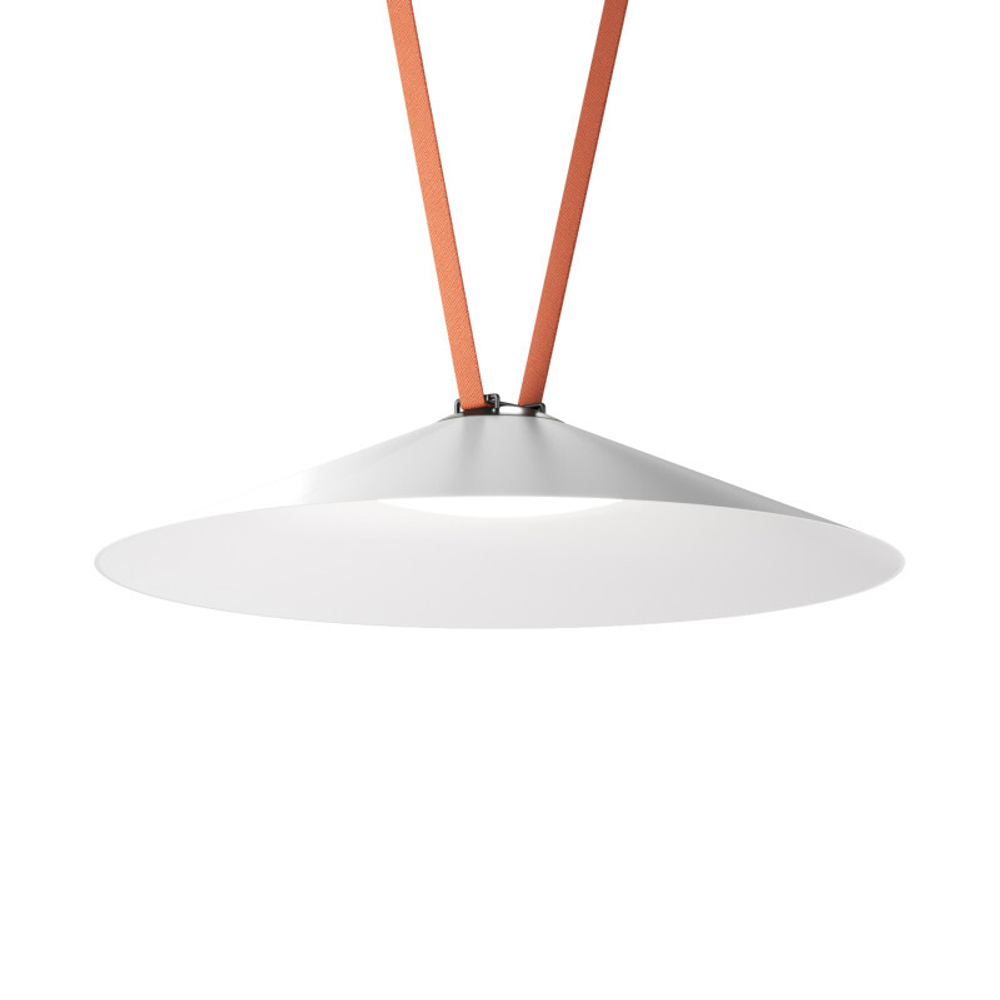 DK5668-WH+BK Cветильник для трека-ремня Belty Smart, серия Flow, со светодиодом, D600*H122мм, 48V DC, 24W, RA90, 120°, 2700-6500K, IP20, белый с черным, алюминий