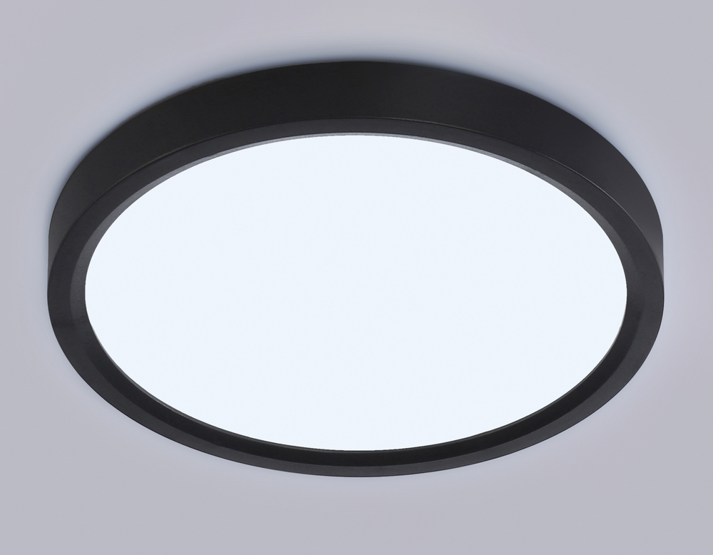 FZ1902 BK черный IP54 13W 3000K-6500K CCT-переключатель D230*25 (Без ПДУ)