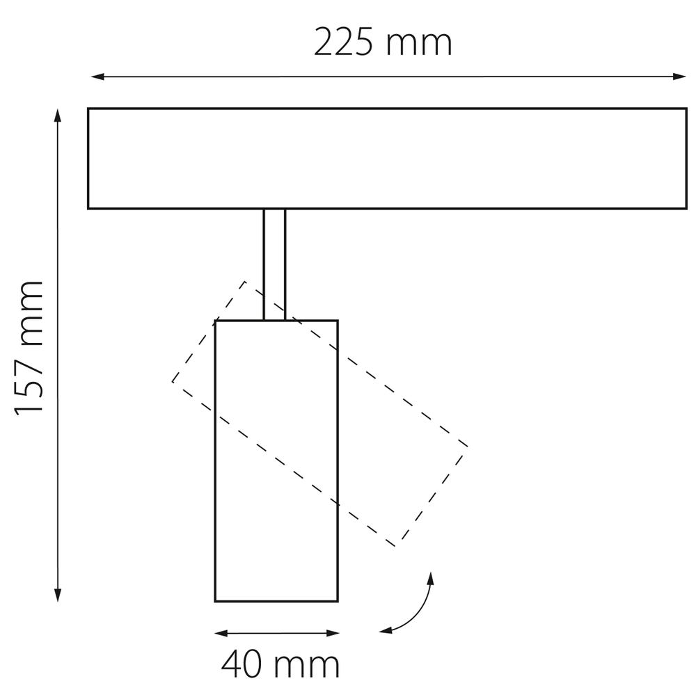 205016 Светильник д/1-фазн трека TETA  APP LED 7W 380LM 15-38G БЕЛЫЙ PRO 3000-6000K DIM