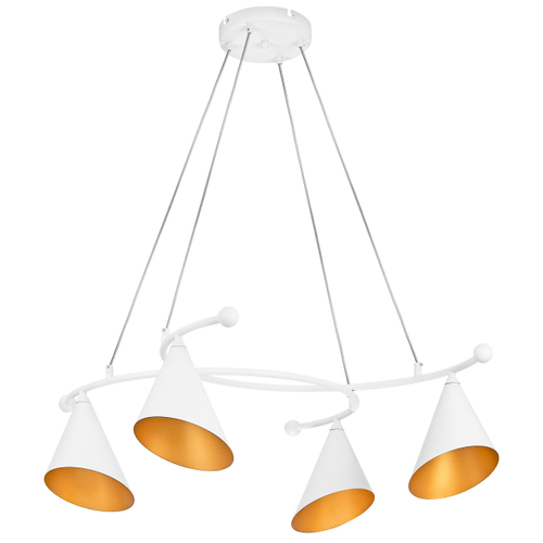 Купить 757046 Люстра CONE GW 4х6W(led) G9 БЕЛЫЙ/ЗОЛОТО