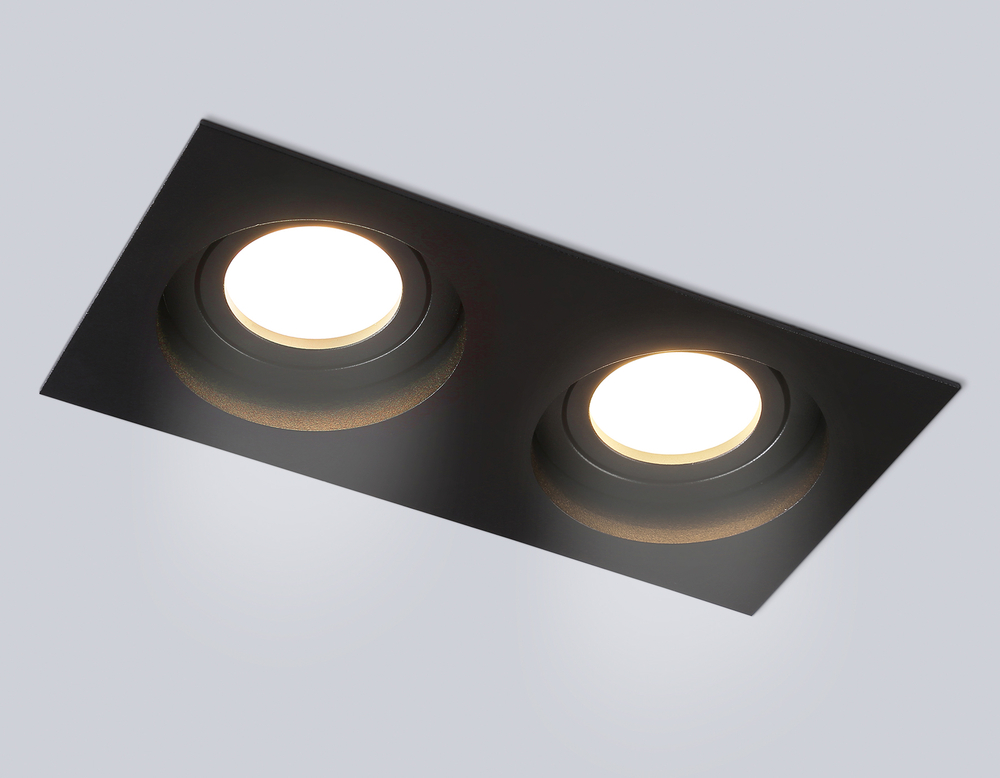 TN102760/2 BK черный IP20 GU5.3/2 200*100*32