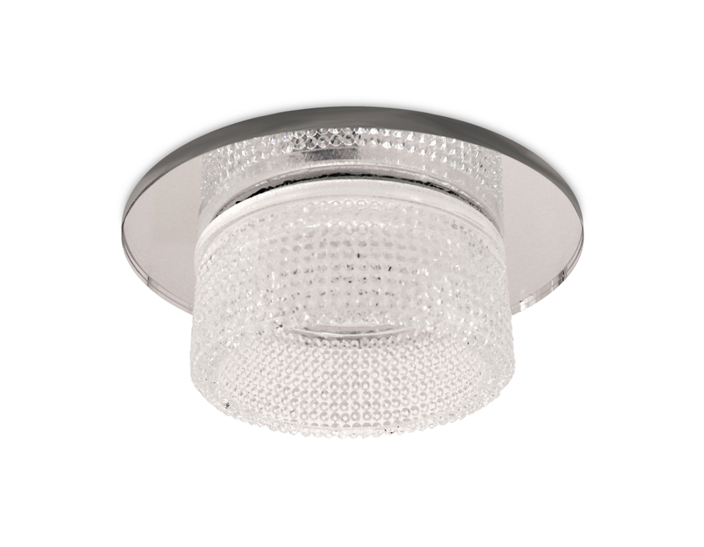 TN350 CH/CL хром/прозрачный GU5.3+3W (LED WHITE) D95*45