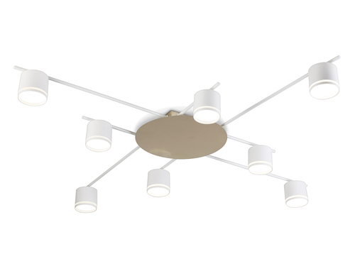 Купить FL51759/8 WH/GD белый/золото GX53/8 max 12W 870*870*95