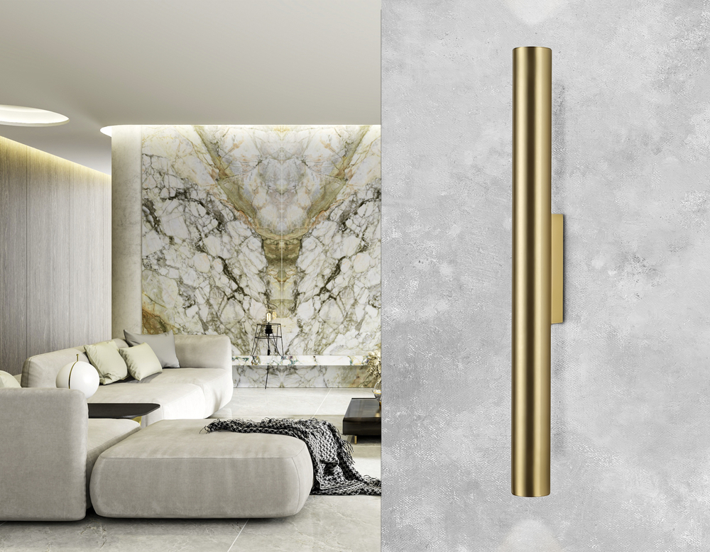 FL74527 BS латунь 4W 2700К 600*54*84