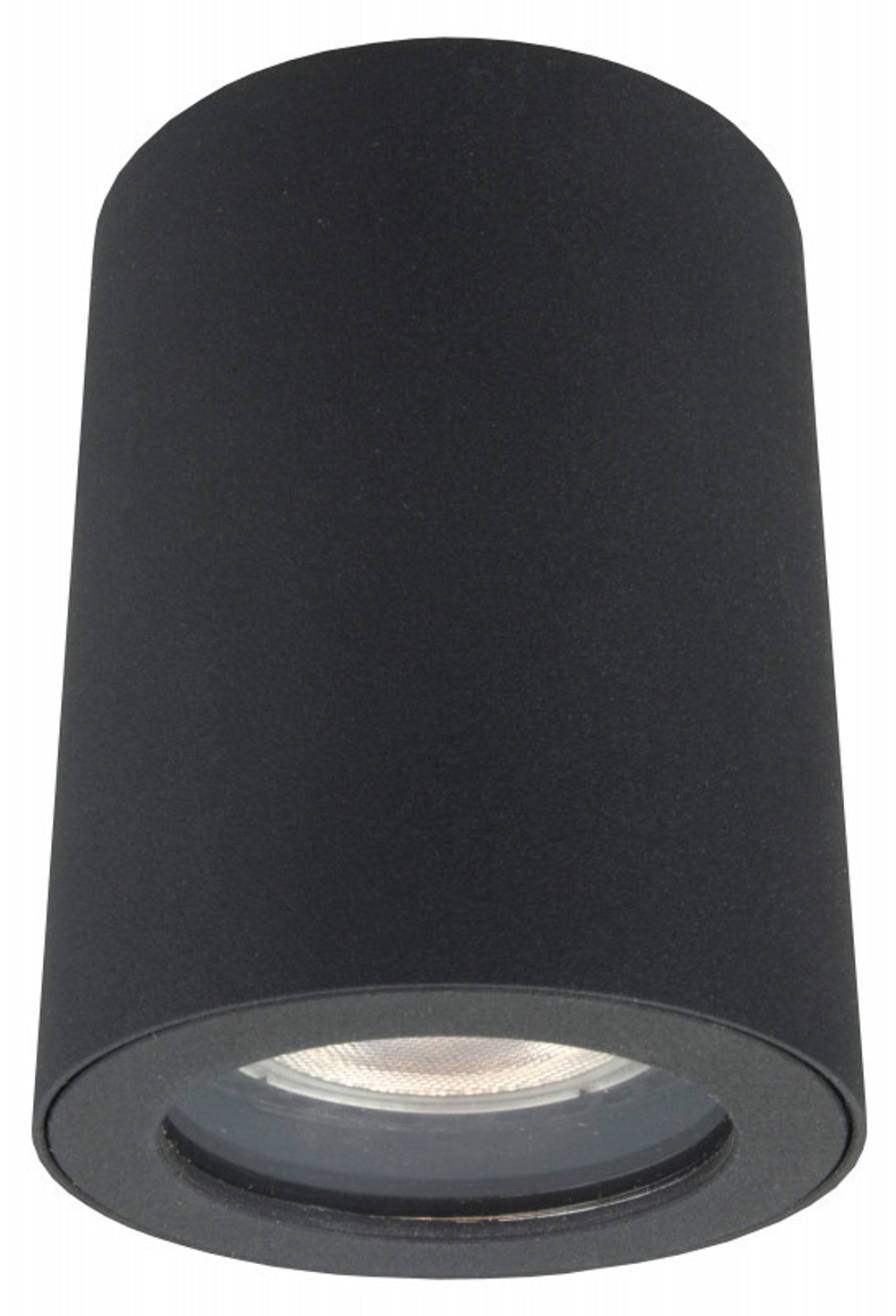 DK3007-BK Накладной светильник влагозащ., IP 44, 15 Вт, GU10, черный, алюминий
