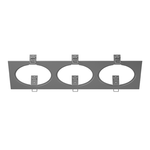 Купить 217839 Рамка INTERO 111 Triple QUADRO СЕРЫЙ