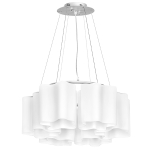 802160 Подвес NUBI 6х40W E27 ХРОМ/БЕЛЫЙ