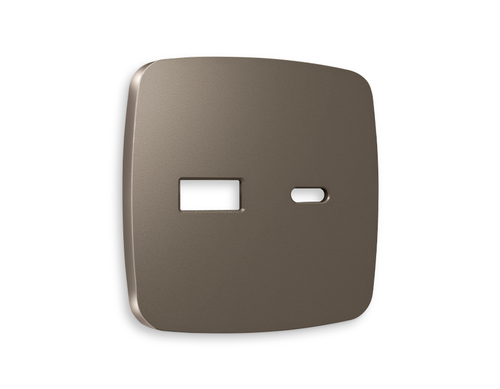 Купить OP6410 Лицевая панель OMEGA (Темная бронза матовый) для розетки 2USB тип A+C QUANT