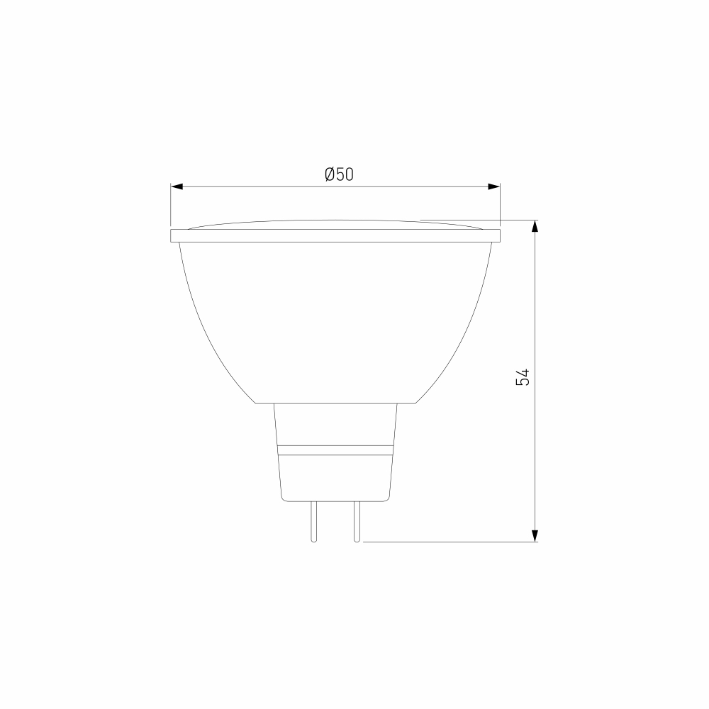 Умная лампа G5.3 LED 7W 3300К-6500К CCT+DIM (BLG5318) BLG5318